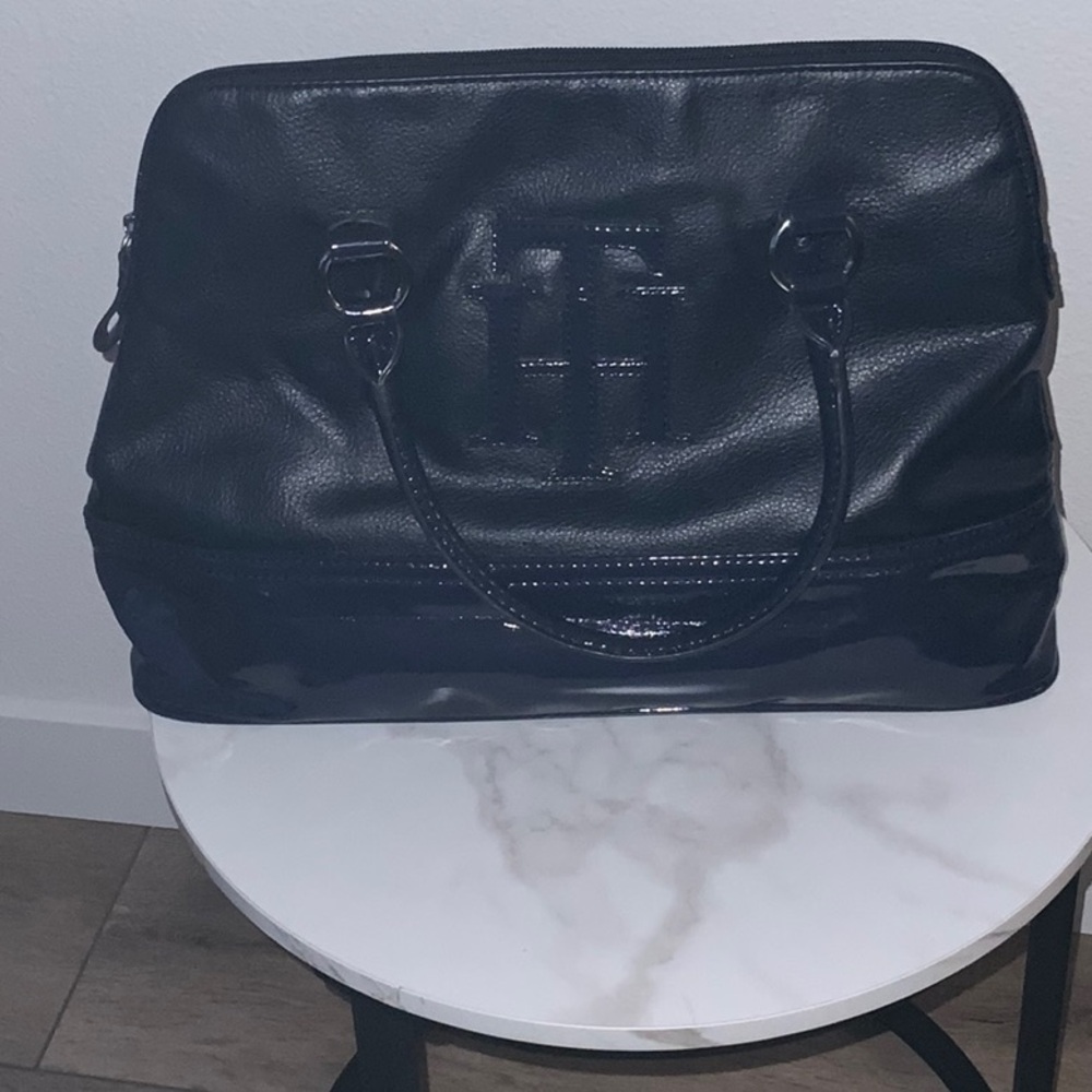 Tommy Hilfiger Faux Leather Navy Handbag.